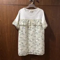 新品未使用】 スーパービューティ チュニック 花柄 レース 44 - メルカリ