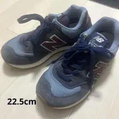 New Balance Classic 574 ネイビー×バーガンディのサムネイル