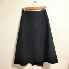 Ballsey　ヘムフレアスカート ブラック 36