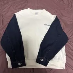 コンバース　レディーストレーナー　袖デニム