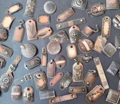 ヴィンテージ　レトロ　ステッカー　コラージュ ボタニカル　素材紙 おすそ分け