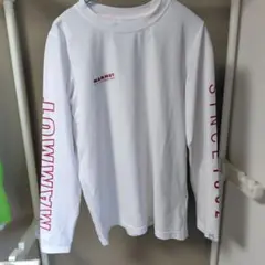 マムート QD ロゴ プリント ロングスリーブTシャツ