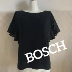 美品♡BOSCH♡ブラック レース袖 上質生地の半袖カットソー
