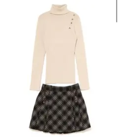 ワンピース Judy pleats salopette set up ANDMARY】Judy pleats salopette set up