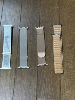 Apple Watch 41㎜バンドセット ホワイト・グレー・ベージュ・ブラウン