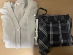 WEGO スクール なんちゃって制服 スカート ネクタイ カーディガン