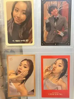 TWICE チェヨン　トレカ　セット