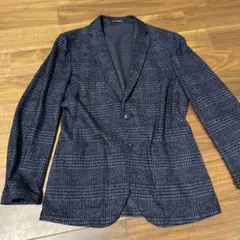 ORIHIKA ネイビー系チェック柄 ジャケットのみ