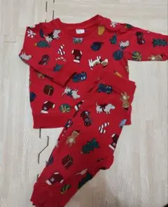 H&M クリスマス柄セットアップ ベビー 70cm