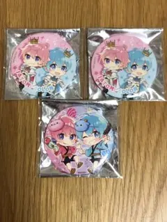 すとぷり　さとみ　ころん　缶バッジ