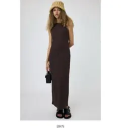 28日までセール！【moussy】CUP IN BORDER ドレス(チェック柄