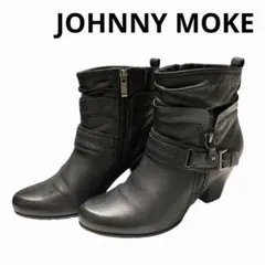 JOHNNY MOKE（ジョニーモーク） ベルトショートブーツ　本革製　36のサムネイル