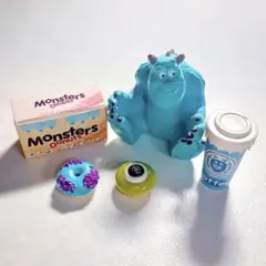 モンスターズインク ユニバーシティ ミニチュア フィギュア キャンパスライフ
