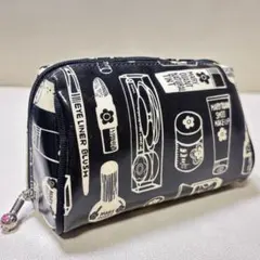 マリークワント コスメ柄 ポーチ