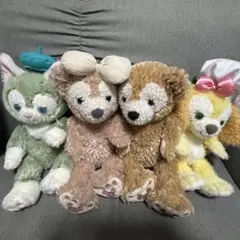 ダッフィーとフレンズ ぬいぐるみセット 4セット