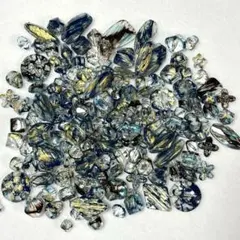 ⑧ ビーズまとめ売り ビーズセット 青 150g以上