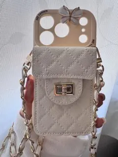 【訳あり・アイボリー】iPhone17 Pro スマホケース