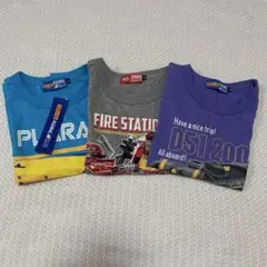【新品含む】プラレール・トミカ Tシャツ 3枚セット 110cm
