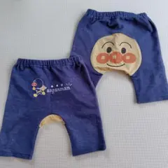 アンパンマン【デニム風ハーフパンツ】80cm/2点セット