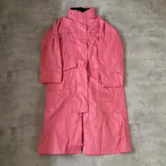 LOGOS ロゴス　レインコート　レインウェア　ロング丈　ピンク