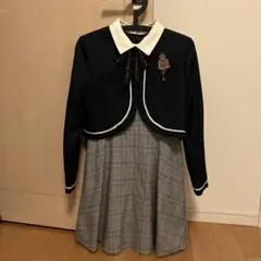 PINK LATTE ジャケット チェック柄ワンピースセット