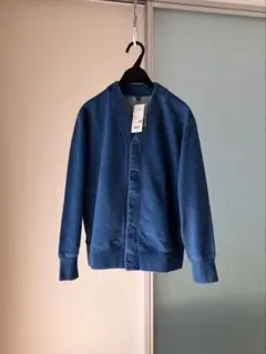 ★新品 6/30まで出品★ ユニクロ インディゴスウェットカーディガン