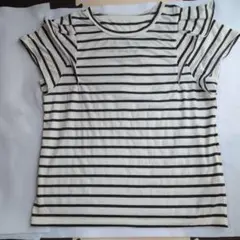 BEAMS HEART ストライプ フリル袖 Tシャツのサムネイル