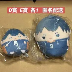 ハイキュー　ぬいくじ　くじメイト　影山　D賞　E賞　ふわコロりん　てのりんず
