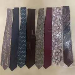 デザインネクタイ 8本セット