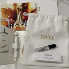 Dior SAKURA パルファムサンプル ジャドールインテンス　巾着ディオール
