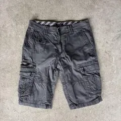 BURBERRY BLACK LABEL グレーショートパンツ 76