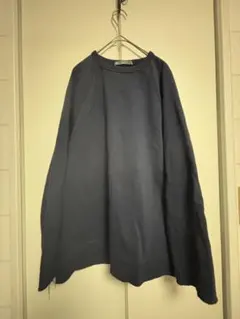 french terry CREW ネイビー フレンネック M