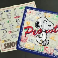 昭和レトロ　当時物　スヌーピー　ハンカチ　7枚　セット　サンリオ　ホールマーク 1980年代】スヌーピー ハンカチ 当時物 昭和レトロ バンダナ 集合 レア