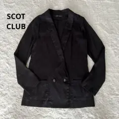 美品✨ドゥミルサンク スコットクラブ スウェードタッチ テーラード ジャケット