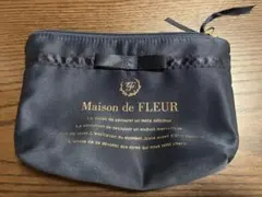 Maison de FLEUR ポーチ ネイビー リボンのサムネイル