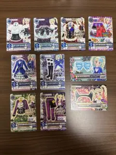 アイカツカードセット 10枚　藤堂ユリカ　グリーンステージ　ロリゴシック