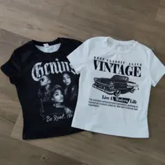 SHEIN Tシャツ 2枚セット 11Yのサムネイル