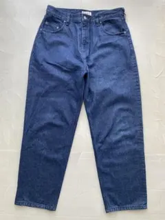 ikka 濃紺 ストレートデニム Lサイズのサムネイル