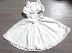 【美品】ベビー ポンチョ ケープ　花柄 ミキハウス　miki house