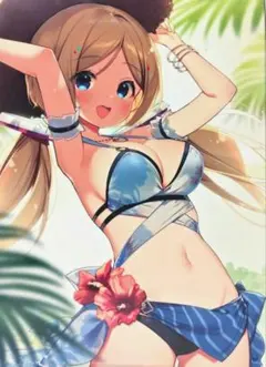 ホロライブ HoloLive おかころ / アキ水着 A4クリアファイル