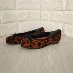 Sesto キッズ　バレエシューズ　レオパード柄　19cm
