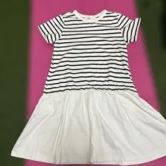 UNIQLO ストライプ柄 ワンピース 150