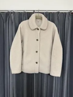 レディースL【断捨離】UNIQLO もこもこアウター