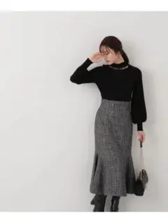 【PROPORTION BODY DRESSING】ツイードマーメイドスカート