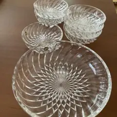 新品HOYAクリスタルガラス 食器セット 7点