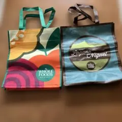 Whole Foods Market エコバッグ 2点セット ハワイみやげ