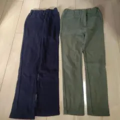 BDB ネイビー・カーキ ロングパンツ 2点セット