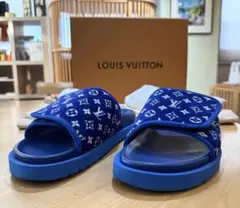 LOUIS VUITTON サンダル マイアミライン ミュール　青　ブルーのサムネイル