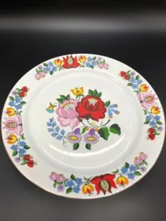 美品 CALOCSA カロチャ ハンドペイント 絵皿 ハンガリー 直径24cm