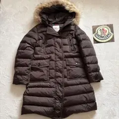 美品✨Moncler モンクレール MERIN 茶　ファー　サイズ0